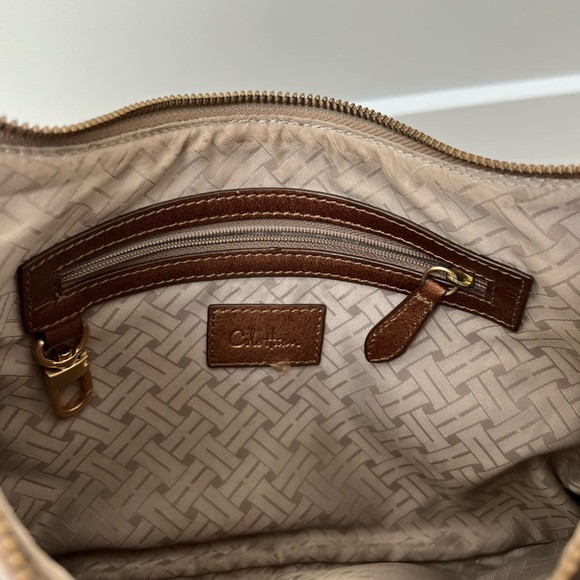 Cole Haan Genevieve Shoulder Bag in Metallic Bronze Leather and Gold - Picture 4 of 5